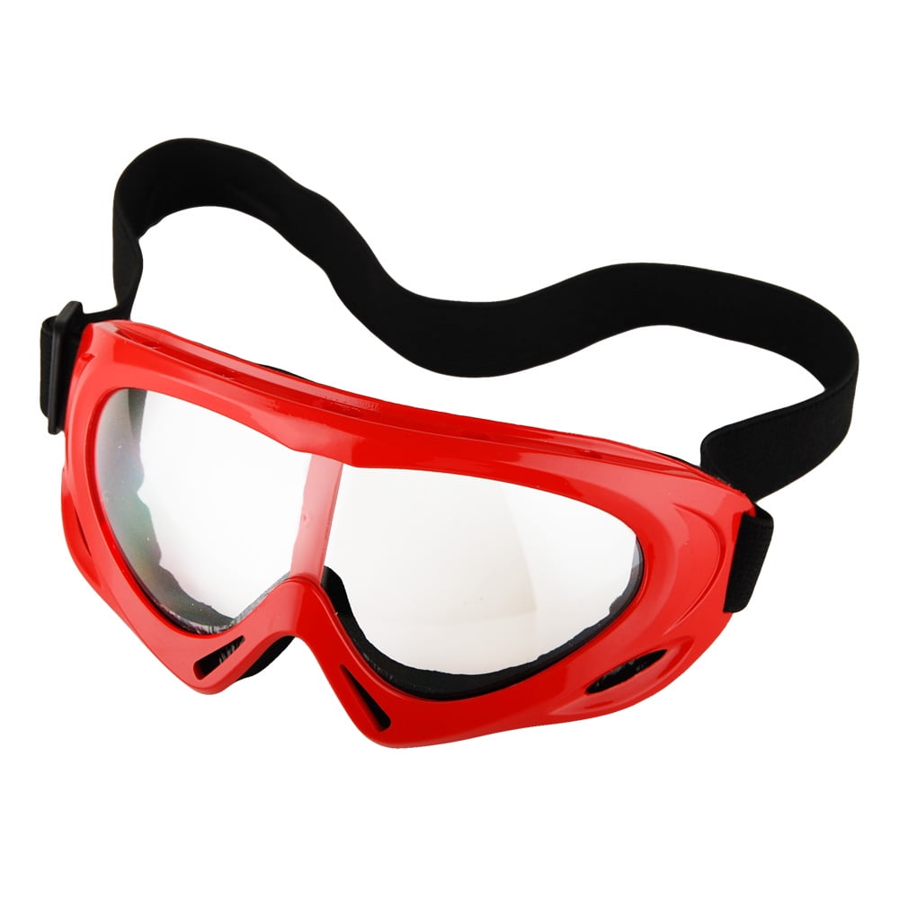 1Storm Youth Motocross Helmet Kids Motorcycle Bike Helmet HBOY Shark Red + Goggles + MG Youth Red Glove Bundle