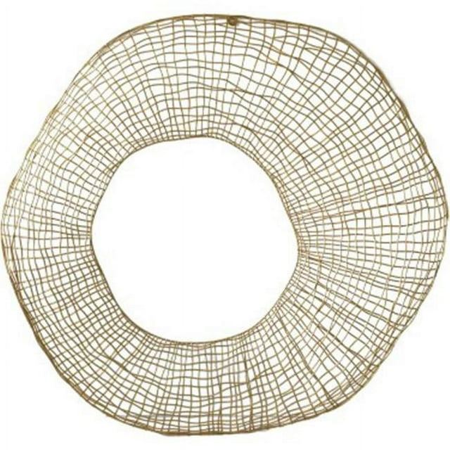 Moes MJ-1030-32 Limpet Metal Wall Decor, Gold