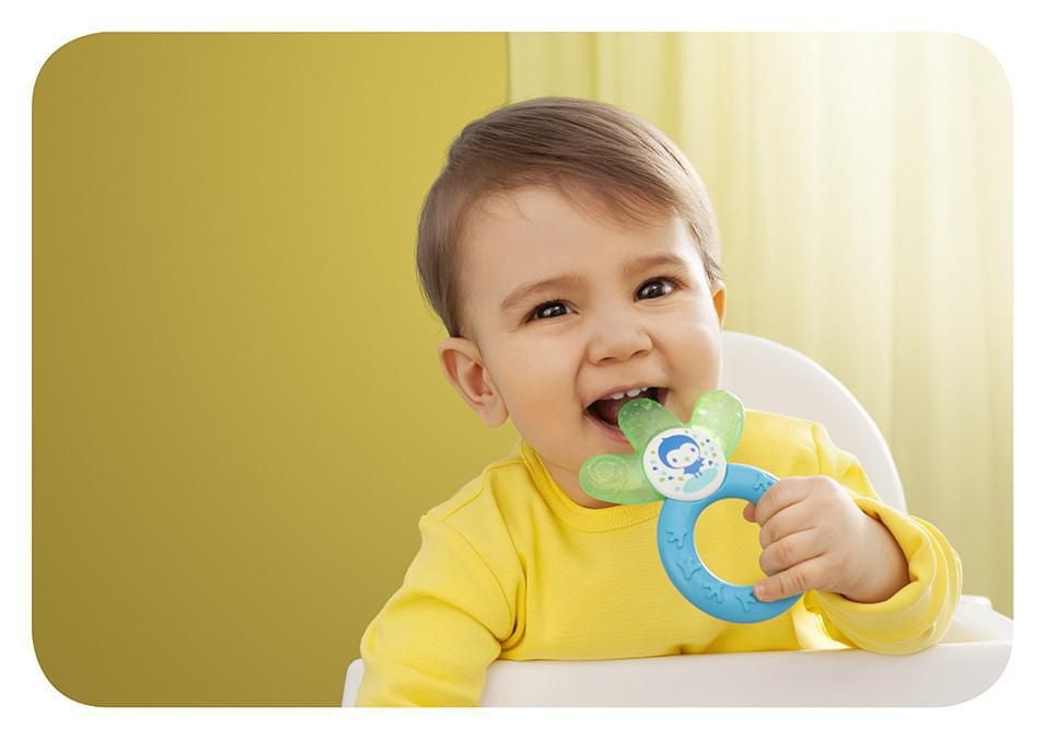Jouets pour bébé MAM, anneaux de dentition, anneau de dentition refroidissant, garçon, 4 mois et plus, 1 unité