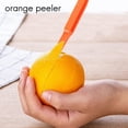thumbnail image 4 of 6PCS Easy Orange Peeler in Bright Orange Color Kitchen Tool, 4 of 5