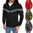 Hessimy Men's Heavyweight Full Zip up Hoodie Jacket Warm Zipper
