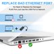 thumbnail image 5 of Adaptador USB 2.0 a Ethernet Giochem [paquete de 2] 10/100 Mbps, 5 of 6