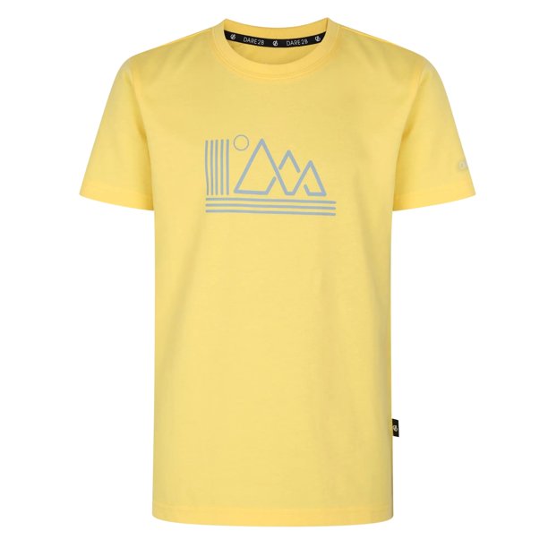 Dare 2B - Camiseta Trailblazer Impreso para Niños/Niñas (Amarillo Eléctrico)