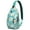 Greenish-blue-1, variant on Breakfast-Themed Shoulder Backpack - Durable & Comfortable Crossbody Bag for Climbing, Commuting & Casual Urban Use - Cooking-Inspired Chick Pattern with Versatile Wear - Ideal for Travelers