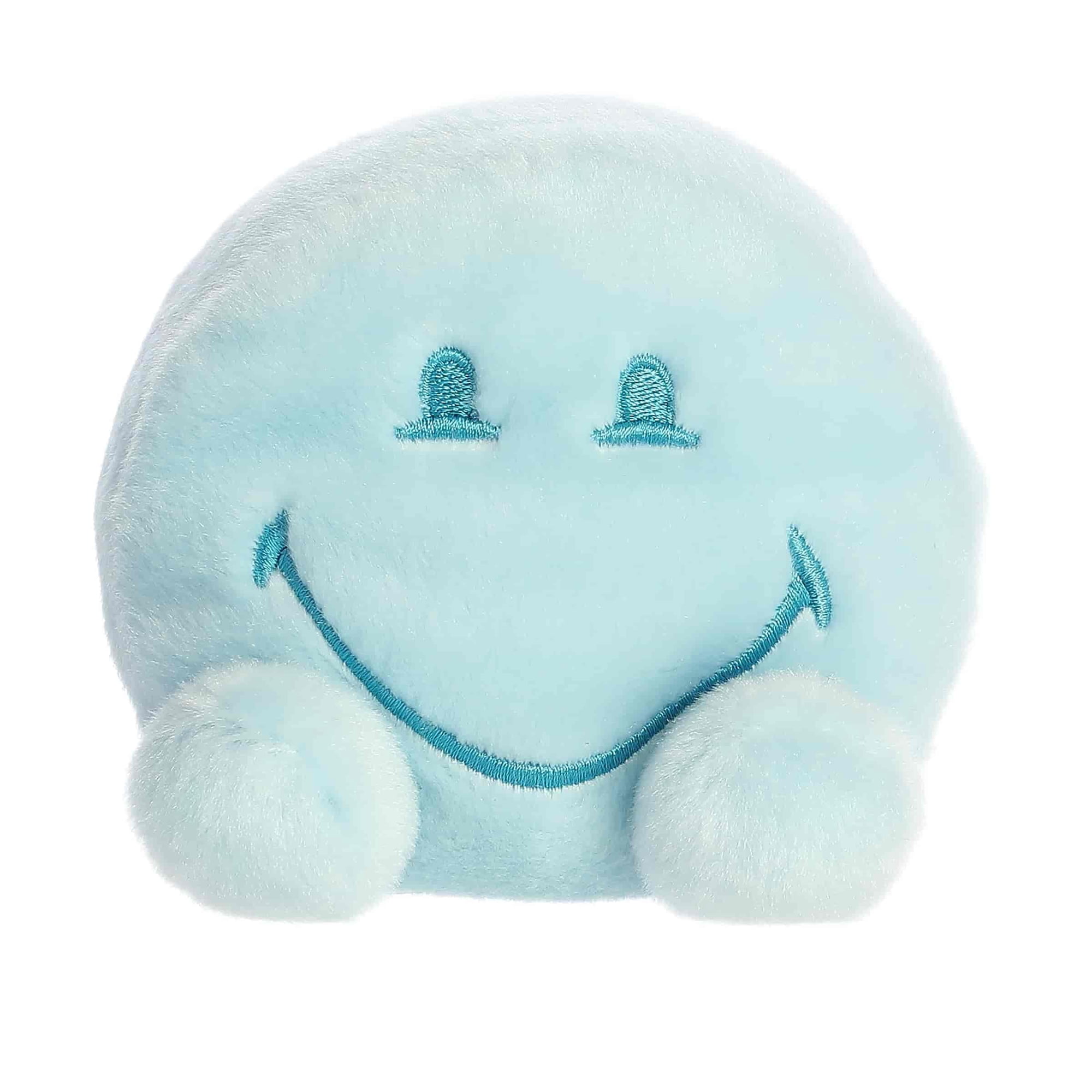 Aurora® Vibrant SmileyWorld® Palm Pals™ Stuffed Animal - Eye-Catching Designs for Retro Decor - Toys for Bedrooms, Birthday Gifts, and Celebrations - Bliss 5 Inches