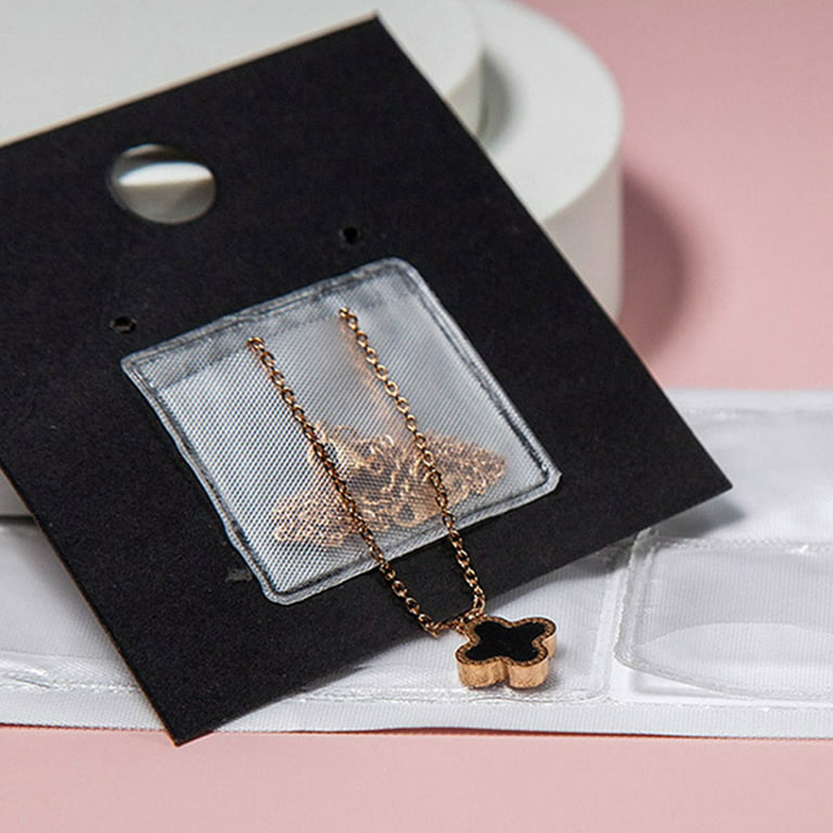 Necklace Card Pouches to Hold Loose Chain Adhesive Pouch Necklace