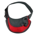 thumbnail image 1 of Portador de cabestrillo para perros para mascotas Malla transpirable Bolsa de viaje segura para perros Correa para gatos Cachorro de manos libres para perros que viajan al aire libre Rojo, 1 of 5