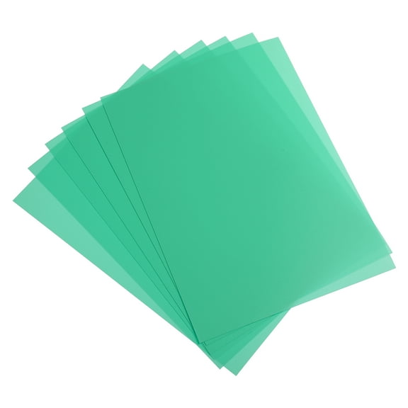 Uxcell 20 Mil Clear Binding Covers, 20Pcs for Report, Green