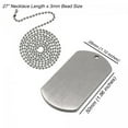thumbnail image 2 of Pre-engraved "IMPLANTED DEFIBRILLATOR" Stainless Steel Medical Alert Dog Tag for Men and Women. Emergency Medical Card, Complimentary 12-Month Access PHR Personal Health Record!, 2 of 7