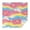 Pastel Wave Star, variant on Pastel Wave Star Pattern Square Tablecloth,Waterproof Square Table Cover,Wipeable Spillproof Washable Table Cover for Home Kitchen Party Decor 42"X42"(107x107cm)