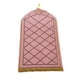 thumbnail image 4 of Alfombra de oración de franela portátil para decoración del hogar y la sala de estar. rosa grande, 4 of 9