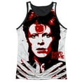 thumbnail image 2 of David Bowie Piercing Gaze Mens Tank Top Shirt with Black Back, 2 of 4