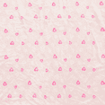 thumbnail image 4 of CREVENT Lightweight Plush Girls Pink Heart Baby Receiving Blanket, 4 of 5