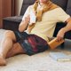 thumbnail image 5 of Balery Red Moon Shark Sailboat Pantalones cortos de pijama de punto de algodón para hombre con cinturilla y bolsillos-3X-Large, 5 of 6