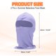 thumbnail image 2 of Uxcell 2 piezas Máscara Balaclava de Verano, Capucha de Protección Solar de Poliéster, Máscara Completa para Cabeza Refrigerante para Hombres y Mujeres, Pesca, Motocicleta, Ciclismo, Púrpura Claro, 2 of 7
