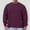 Wine, variant on Dovford Men's Casual Long Sleeves Crewneck Sweatshirts Cotton Pullover Sweatshirt for Men 2025