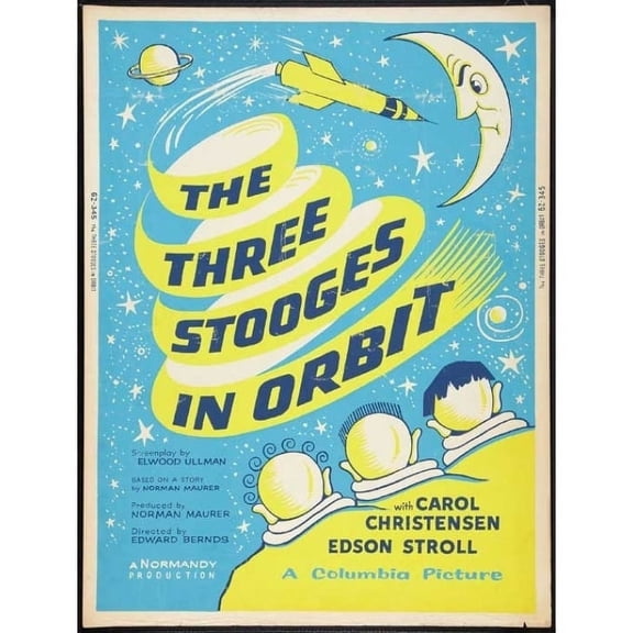 The Three Stooges in Orbit Movie Poster (11 x 17)