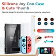thumbnail image 3 of KIMHY Nintendo Switch Case & Accessories, 20 in 1 Switch & Oled Case Kit Including Screen Protector, Game Holder, Controller OLED Cover, Protective Carrying Bag for Storage Travel, 3 of 9