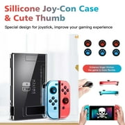 KIMHY Nintendo Switch Case & Accessories, 20 in 1 Switch & Oled Case Kit Including Screen Protector, Game Holder, Controller OLED Cover, Protective Carrying Bag for Storage Travel