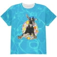 thumbnail image 1 of Whatever Floats Your Goat Boat Funny All Over Youth T Shirt Multi YLG, 1 of 1