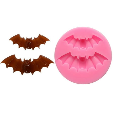 

Halloween Bat Animal Cookie Silicone Mold DIY Chocolate Fondant Baking Tool KbWA