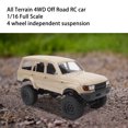 thumbnail image 3 of 1 16 2.4Ghz Crawler RC Car Todo Terreno 4WD Off Road Truck Modelos De Vehículos Modelos De Camiones RC Accesorios De Bricolaje A Escala Completa Coche De Control Remoto 20 30, 3 of 7