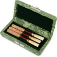 thumbnail image 4 of LANFENG Oboe Case, Wooden Case Holder  Box for 3pcs Oboe Reeds - Breathable, Compact & Exquisite with Velvet Fabric & Silk Cloth Cover Hodge Orc 3 Oboe Case, 4 of 9