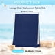 thumbnail image 3 of Lona de reemplazo para silla de playa Uxcell, tela de silla de lounge de 41x113cm color azul oscuro, 3 of 7