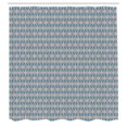 thumbnail image 2 of Ambesonne Geometric Shower Curtain, Floral Diagonal Shapes, 69"Wx84"L, Dark Seafoam and Grey Pink, 2 of 4