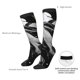 thumbnail image 4 of Balery Fluid Black White Paint Swirls Calcetines novedosos Calcetines deportivos Calcetines hasta la rodilla Calcetines de algodón Calcetines originales y geniales, 4 of 6