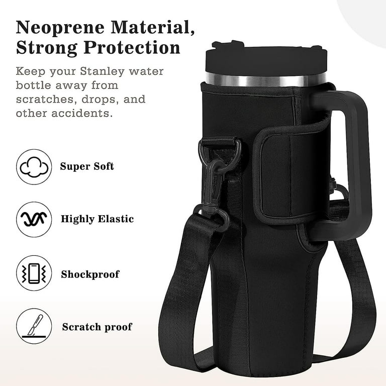 Water Bottle Carrier Bag Fits Stanley Quencher H2.0, 40OZ