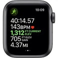 thumbnail image 5 of Restored Apple Watch Series 4 (GPS, 44 mm) Space Gray Aluminum Case with Black Sport Band Bundle 5 Bonus Bands, Charging Stand, Screen Protector, & 2 amp charger (Refurbished), 5 of 13