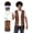 Men, variant on Joyfy Men's Hippie Vest Costume Set 60s 70s Fringe Retro Halloween Outfit for Adult Halloween Themed Party Cosplay