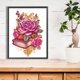 thumbnail image 1 of Cuadros Decorativos Pintura de diamante 5D DIY Taladro en forma especial parcial Flores Un kit de libro DQrwqpou  embutido en tela, 1 of 7