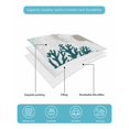thumbnail image 4 of Quilt King Size Bedding Set, Jellyfish Coral Coastal Reversible Summer Quilt 3 Pieces, Nautical Summer Beach Ocean Sea Lightweight Bedspreads Coverlets with 2 Pillow Shams for All Seasons, 4 of 5