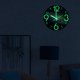 thumbnail image 4 of Reloj red , Relojes red de Silenciosos Sin Tictac Pulgadas, Números Y Manecillas Luminosos Grandes, Reloj B Sunnimix reloj de pared, 4 of 8
