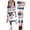White(American Flag Stars Striped), variant on CCRFTGI America 250 Summer Outfits for Children Girls Size 8 Patriotic 2 Piece Outfits American Flag Stars Short Sleeve T Shirt and Elastic Waist Pants Freedom Clothing Sets Multicolor 3-4 Years