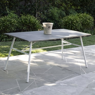 Marvelously Styled Metal Folding Outdoor Table - Walmart.com