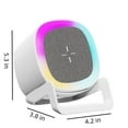 thumbnail image 3 of TOPRenddon Night Light Bluetooth Speaker Wireless Charger Stand LED Music Lamp Color Changing Modern Bluetooth Lamp Teenage Girls Boys Gifts/Christmas Gifts For Teen, 3 of 9