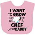 thumbnail image 3 of Inktastic I Want to Grow Up to Be a Chef Like My Daddy Boys or Girls Baby Bib, 3 of 4