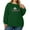 Green, variant on Women's Plus Size Christmas 2026 New Year Printed Sweatshirt, Long Sleeve Casual Pullover Top, HAPPY NEW YEAR Graphic Fashion Hoodie,Black,L