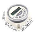 thumbnail image 2 of Temporizador programable Yashi digital LCD CN304A CA 220 V gris y blanco, 2 of 5