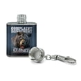 thumbnail image 2 of Complaint Department Closed Bear Stainless Steel 1oz Mini Flask Key Chain, 2 of 4