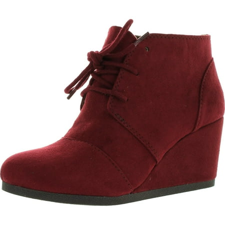 - REX Lace Up Ankle Bootie Wedge
