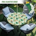 thumbnail image 2 of Round Patio Table Cover with Umbrella Hole Trendy St Patricks Day Tablecloth for Round Bistro, Dining Table Easy Install Outdoor Table Cover with Elastic for Backyard, Terrace, Camping, 2 of 5