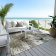 thumbnail image 6 of Addison Rugs Chantille Indoor/Outdoor Transitional Abstract Taupe Washable Rectangle Rug, 10' x 14', 6 of 6