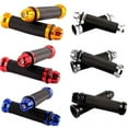 thumbnail image 5 of Motorcycle CNC Aluminum Rubber Gel Hand Grips End 7/8" 22MM Handle Bar Handlebar, 5 of 6