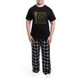thumbnail image 5 of CafePress - Fancy Vintage 80Th Birthday Men's Dark Pajamas - Men's Dark Loose Fit Cotton Pajama Set, 5 of 7