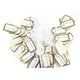 thumbnail image 1 of 2025 Latest Model 400 Pcs Paper Jewelry Price Tags With Hanging String Marking, 1 of 5