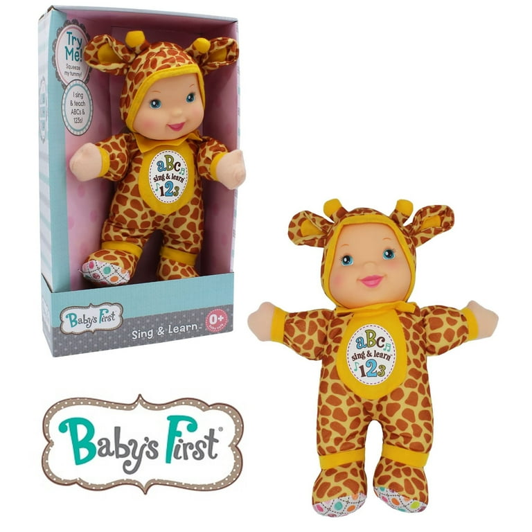 Baby's First Sing & Learn Giraffe Toy Doll - All Ages